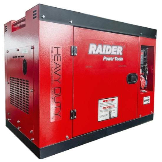 Монофазен/трифазен дизелов генератор за ток Raider RD-GG15, 10 kW, 30 л, с ATS и ел. старт