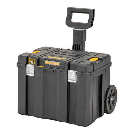 Куфар DeWALT за инструменти пластмасов на колела 635х512х512 мм, черен, TSTACK IP54