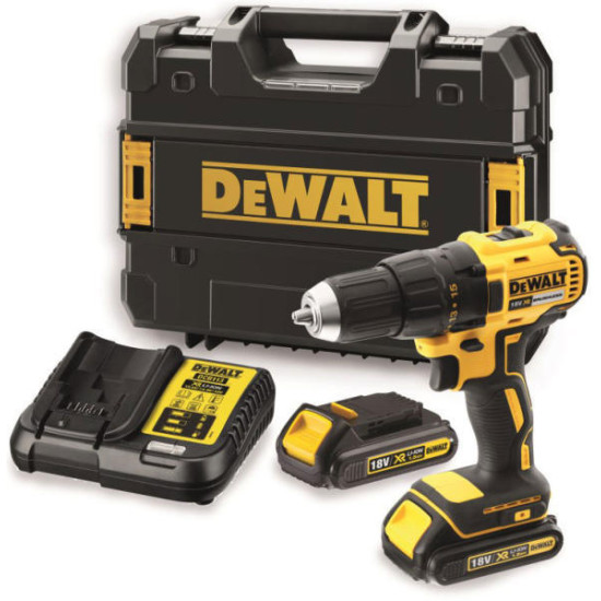 Винтоверт акумулаторен безчетков DeWALT DCD777S2T, 18 V, 1.5 Ah