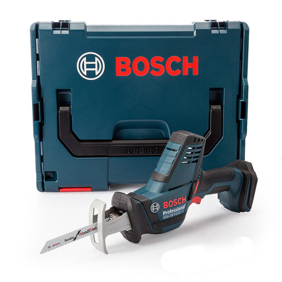 Трион Bosch саблен акумулаторен без батерия и зарядно 18 V, 0-3050 хода/мин, 21 мм, GSA 18 V-LI C
