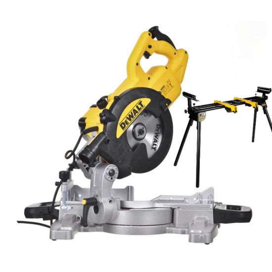 Циркуляр потапящ с герунг DeWALT DWS773 с маса Stanley FME790-XJ