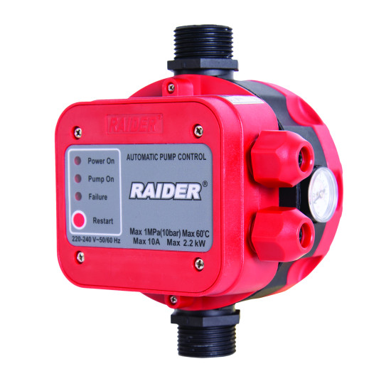 Електронен пресостат RAIDER RD-EPC02, 2.2 kW, 1MPa